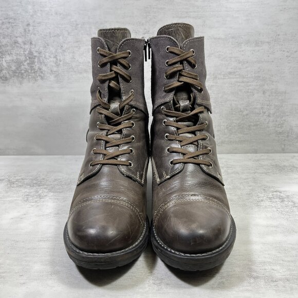 Taos Crave Leather Boots - Women's Size 41 EU / 10-10.5 US - Brown - Picture 3 of 10